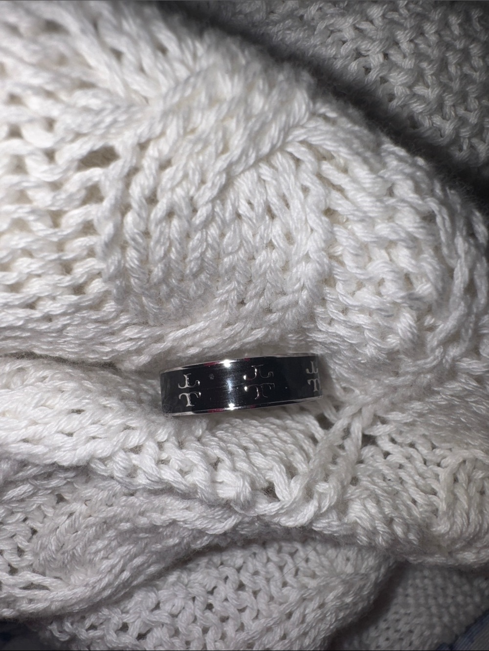 Stainless Steel women’s Band Ring in Silver